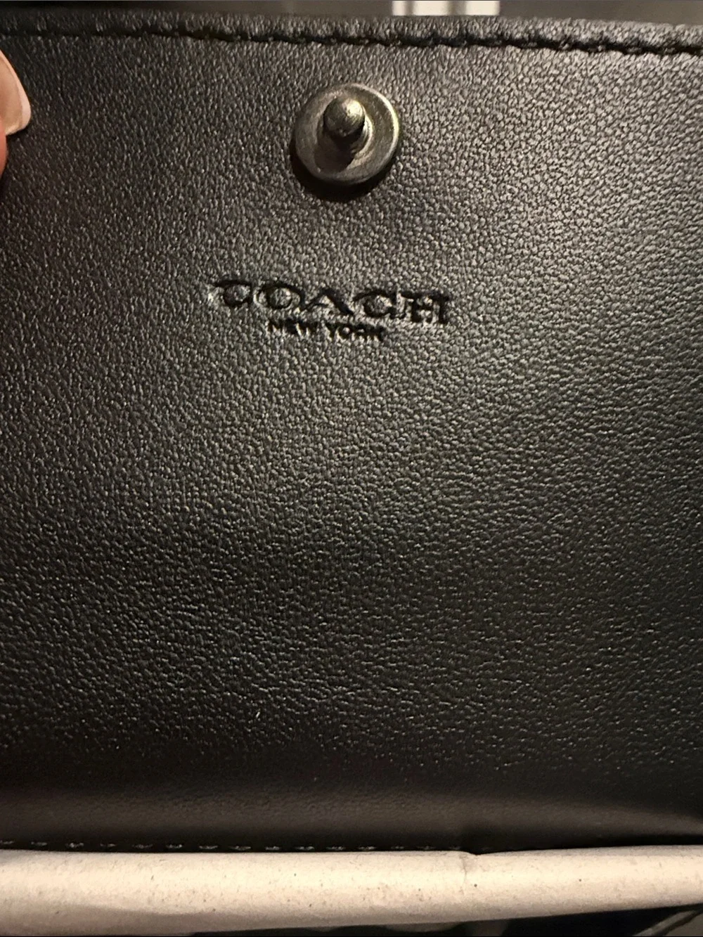 Coach Flap CC smooth leather